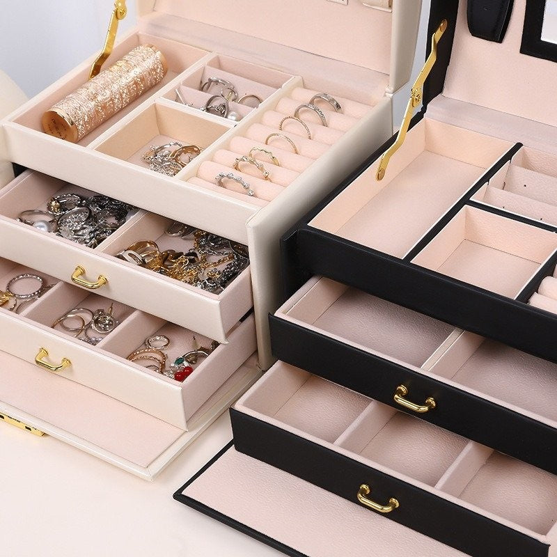 Support Pan European:Jewelry Box Jewelry Case Jewelry Box Storage Box Jewelry Casket DE - Rendtronics