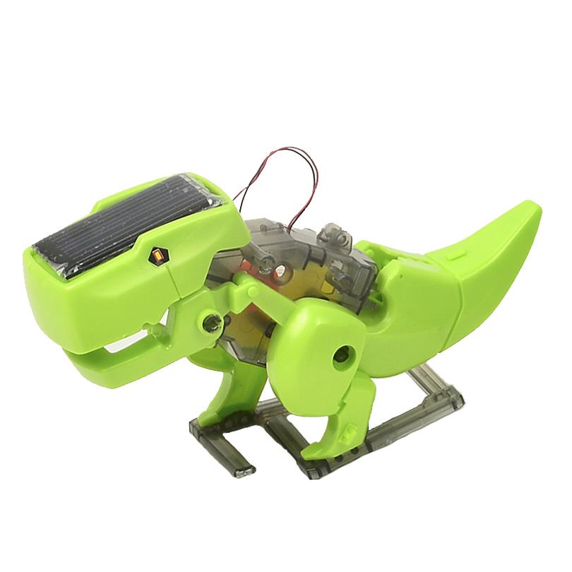High Tech DIY 4in1 Transforming Solar Powered DinoRobot - Rendtronics
