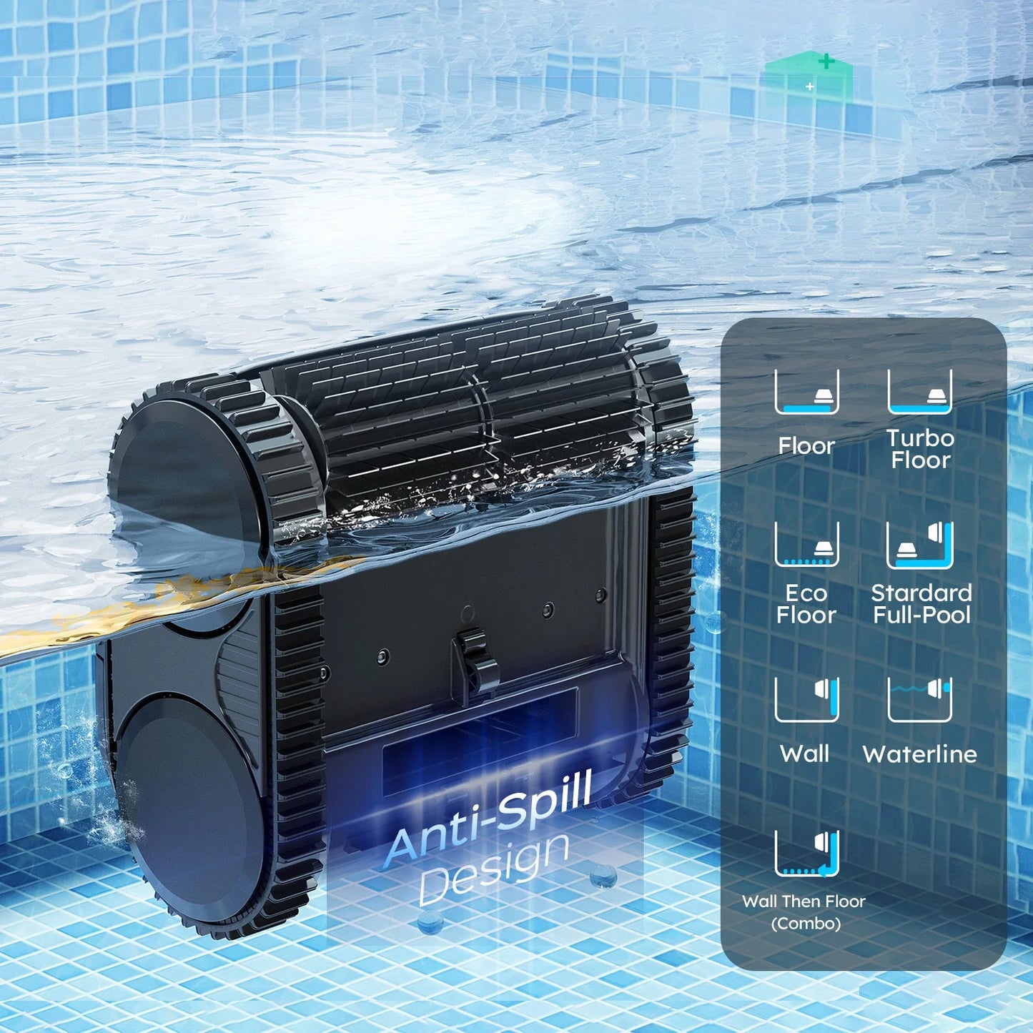 WYBOT C2 Cordless Robotic Pool Cleaner With App Control by WYBOT EUROPE