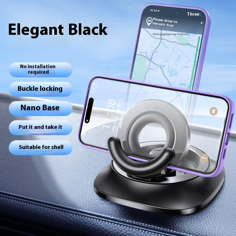 Magnetic Phone Holder With Vacuum Suction Foldable Adjustable Car Mount Magnetic Bracket Suction Nonslip For Busy Commuters - Rendtronics