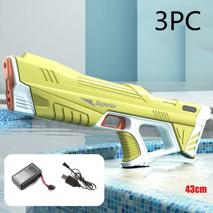 Summer Full Automatic Electric Water Gun Toy Induction Water Absorbing High-Tech Burst Water Gun Beach Outdoor Water Fight Toys - Rendtronics