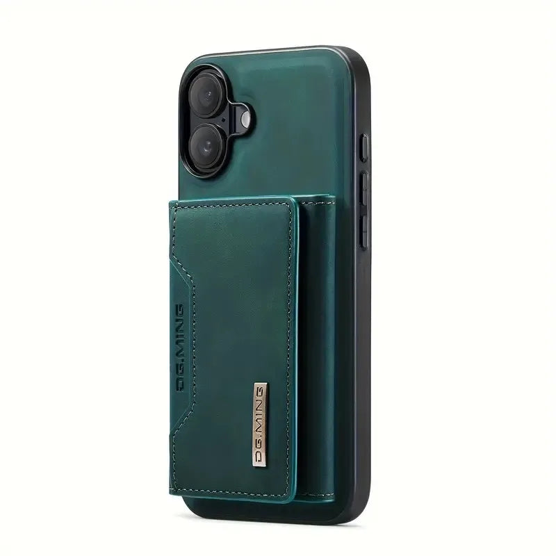M2 Magnetic Card Holder Protective Cover - For IPhone 16 Pro Max & 15 Pro Max - Split Mobile Phone Case - - Protects Phone & Holds Cards - Great Gift For Tech Lovers.(Iphone 16 Pro(6.1inches)2024) - Rendtronics