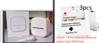 Portable Mini Thermal Label Printer Home Photo Printer Student Wrong Question Printer Bluetooth-compatible Mini Label Printer Price Tag - Rendtronics
