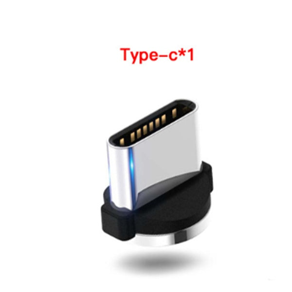Compatible with Apple, Flowing Ligh Magnetic Streamer Data Line Cable for Iphone Android Typec - Rendtronics
