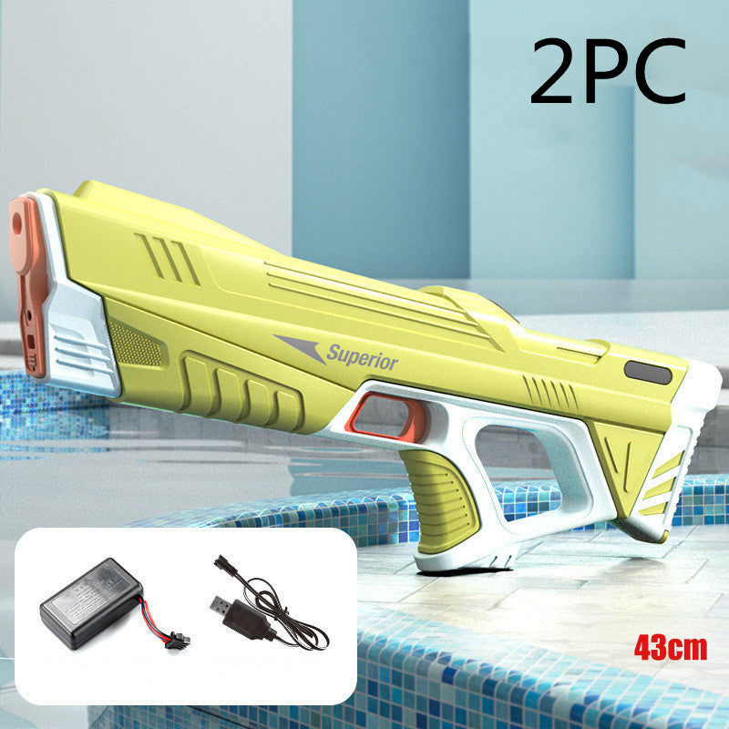 Summer Full Automatic Electric Water Gun Toy Induction Water Absorbing High-Tech Burst Water Gun Beach Outdoor Water Fight Toys - Rendtronics