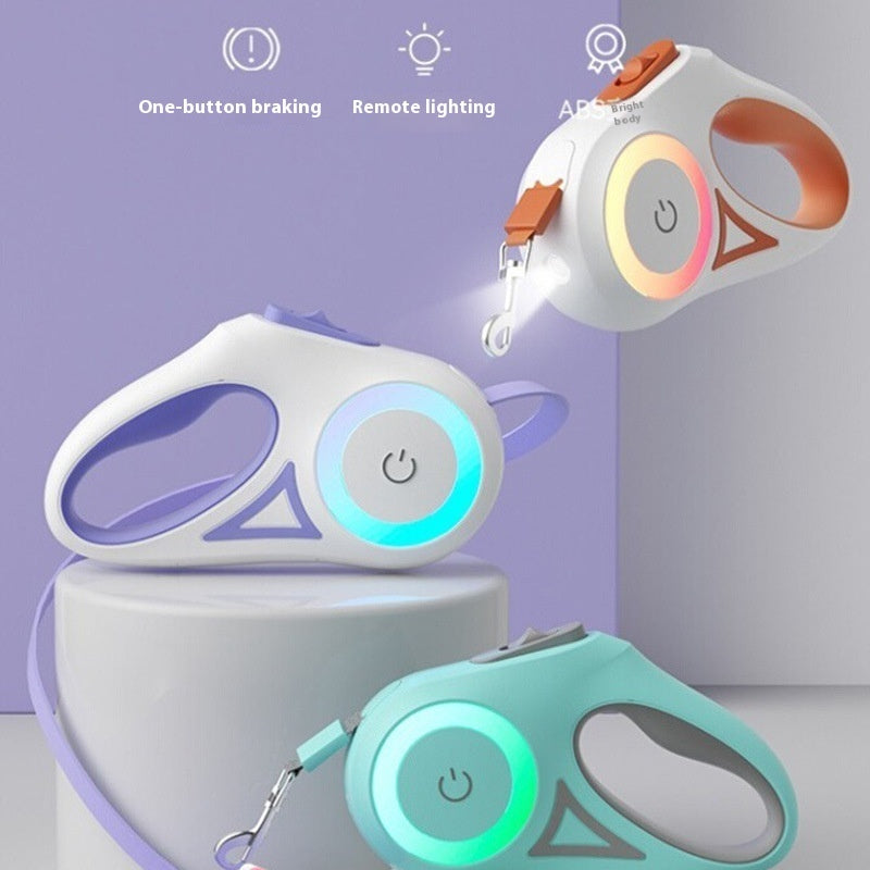 Guinzaglio Retrattile con Luce LED per Cani - Rendtronics