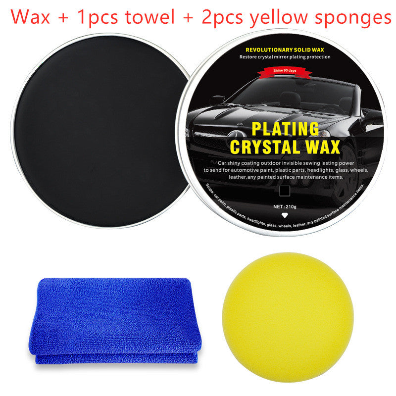 Car Diamond Crystal Wax Black Wax Coating Waxing Polishing Sewage Crystal Hard Wax - Rendtronics
