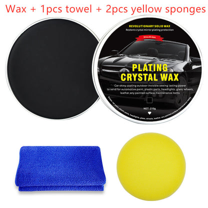 Car Diamond Crystal Wax Black Wax Coating Waxing Polishing Sewage Crystal Hard Wax - Rendtronics