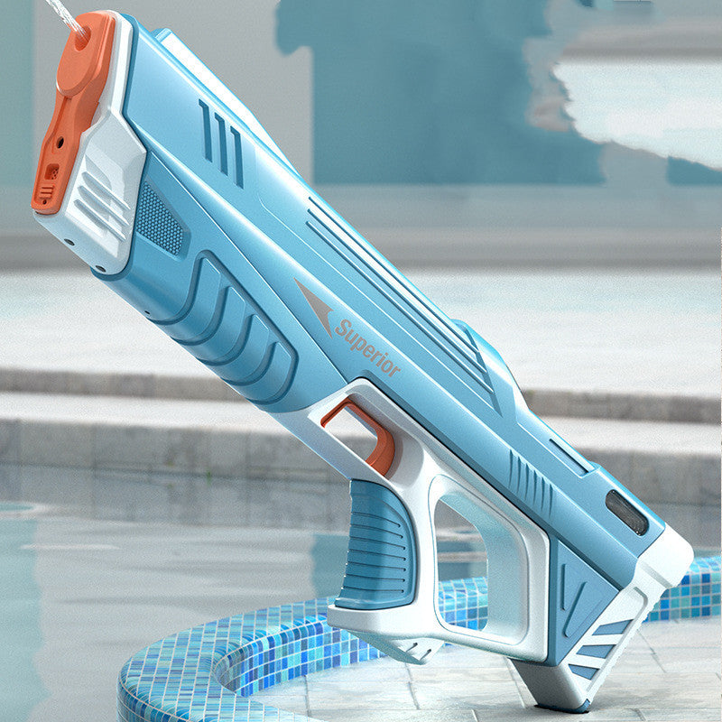 Summer Full Automatic Electric Water Gun Toy Induction Water Absorbing High-Tech Burst Water Gun Beach Outdoor Water Fight Toys - Rendtronics