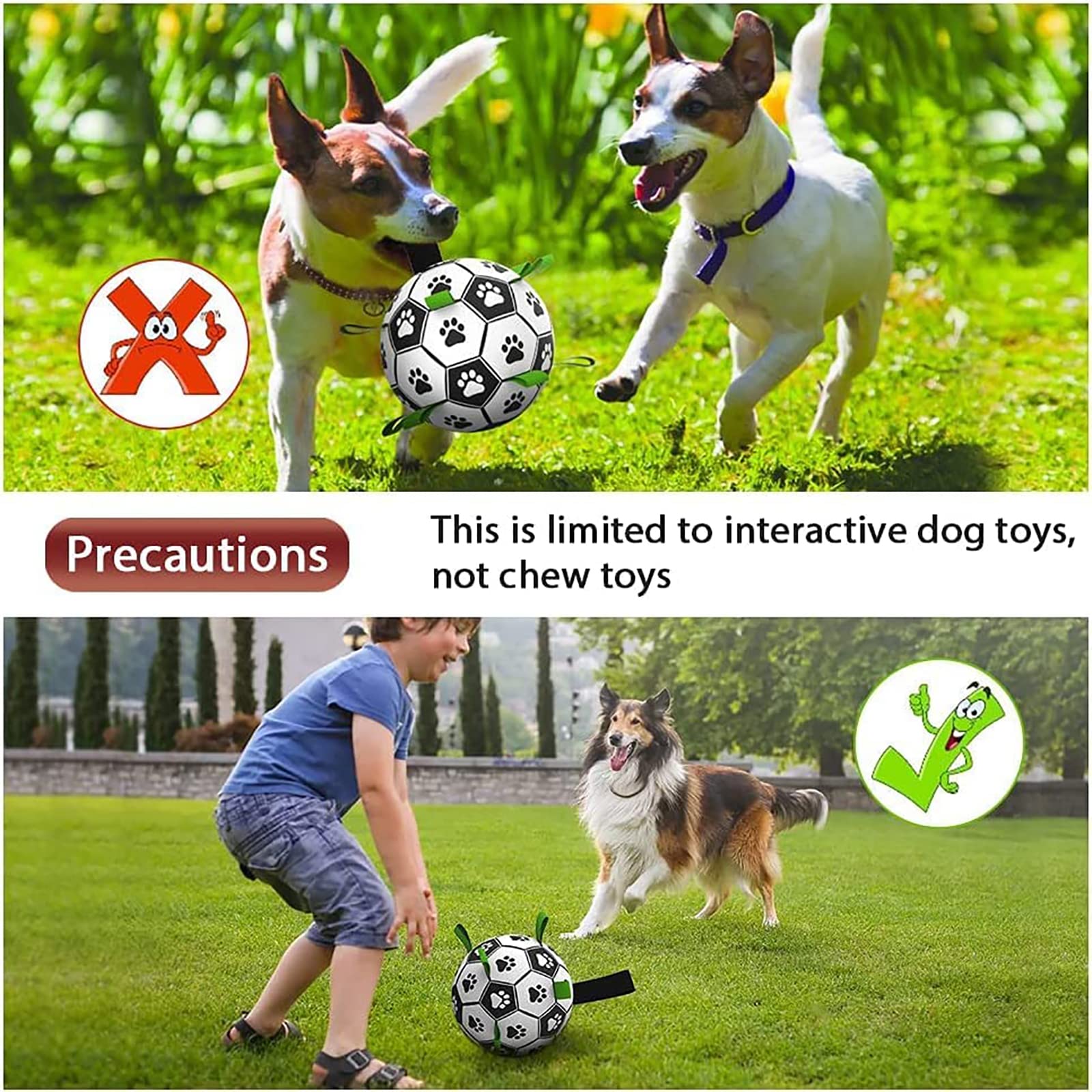 Pallone da Calcio Interattivo per Cani - Rendtronics