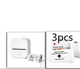 Portable Mini Thermal Label Printer Home Photo Printer Student Wrong Question Printer Bluetooth-compatible Mini Label Printer Price Tag - Rendtronics