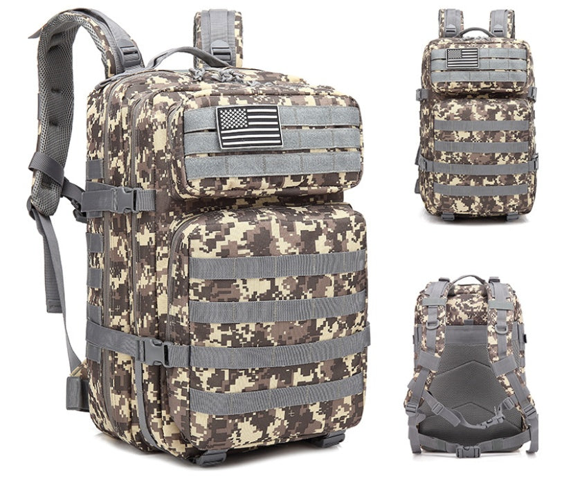 Outdoor Mountaineering Bag Tactical Leisure Bag Army Fan Travel Computer Bag Individual Soldier Package - Rendtronics