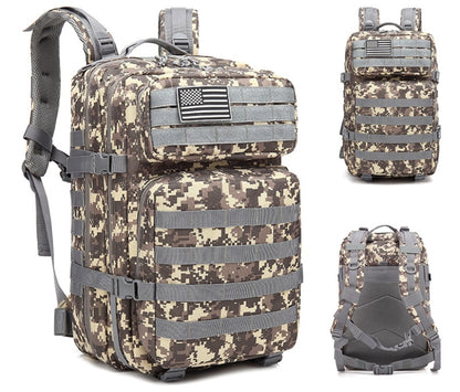 Outdoor Mountaineering Bag Tactical Leisure Bag Army Fan Travel Computer Bag Individual Soldier Package - Rendtronics