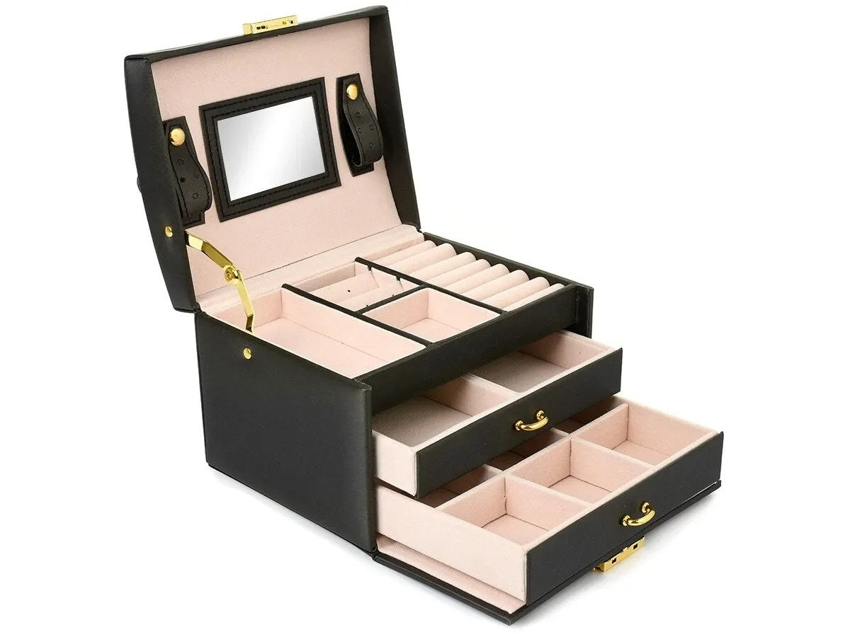 Support Pan European：Jewelry Box Jewelry Case Jewelry Box Storage Box Jewelry Casket DE - Rendtronics