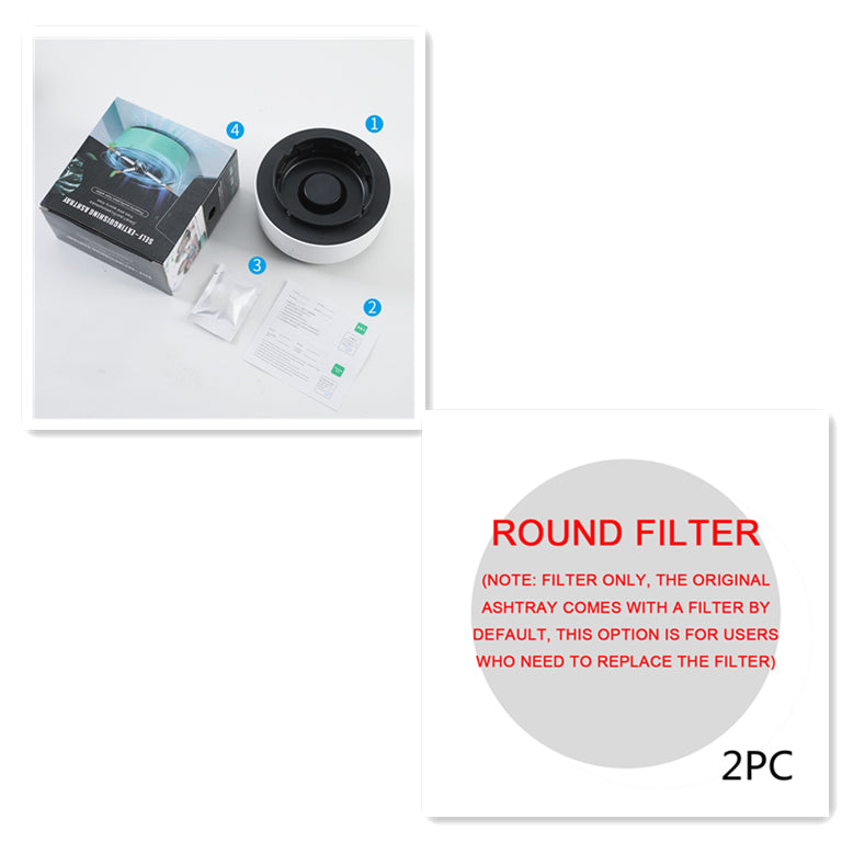Smoke Removal Air Purification Ashtray Anion Purification Practical Automatic Purifier Ashtray Portable Gadgets For Car Ashtray - Rendtronics
