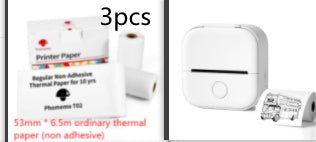 Portable Mini Thermal Label Printer Home Photo Printer Student Wrong Question Printer Bluetooth-compatible Mini Label Printer Price Tag - Rendtronics