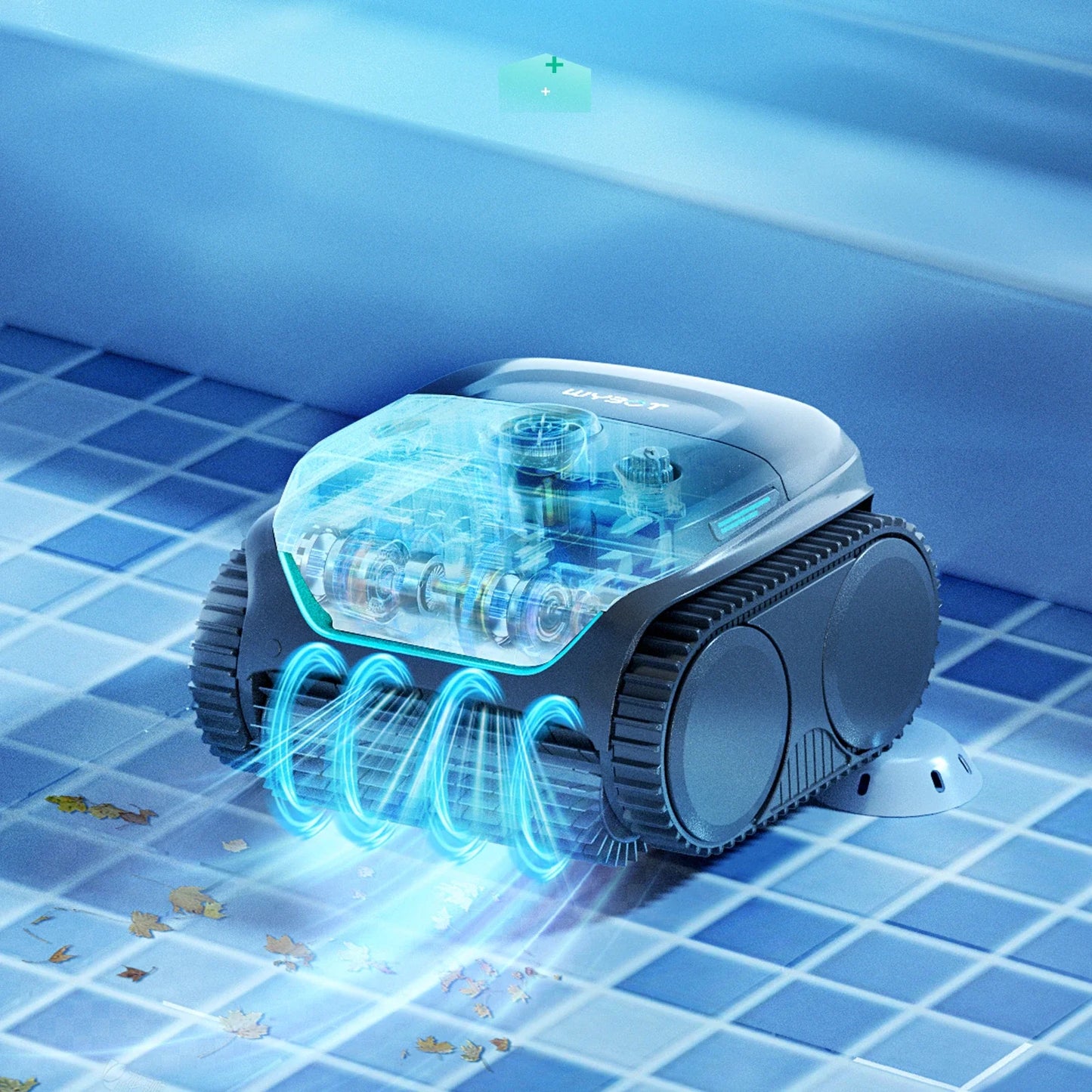 WYBOT C2 Cordless Robotic Pool Cleaner With App Control by WYBOT EUROPE