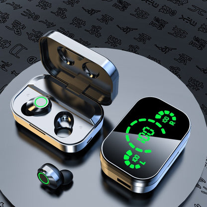 YD03 Wireless Bluetooth-compatible Headset TWS Large Screen Smart Digital Display In Ear Breathing Light - Rendtronics
