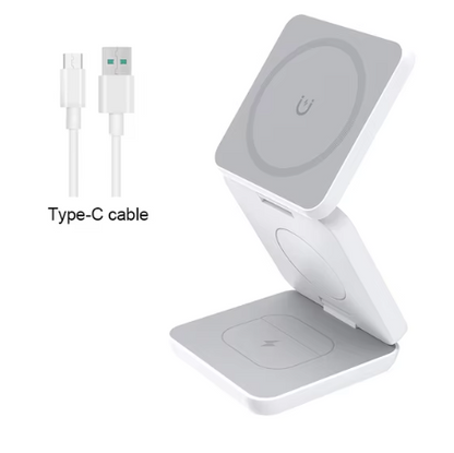 Three-in-one Magnetic Wireless Charger - Rendtronics