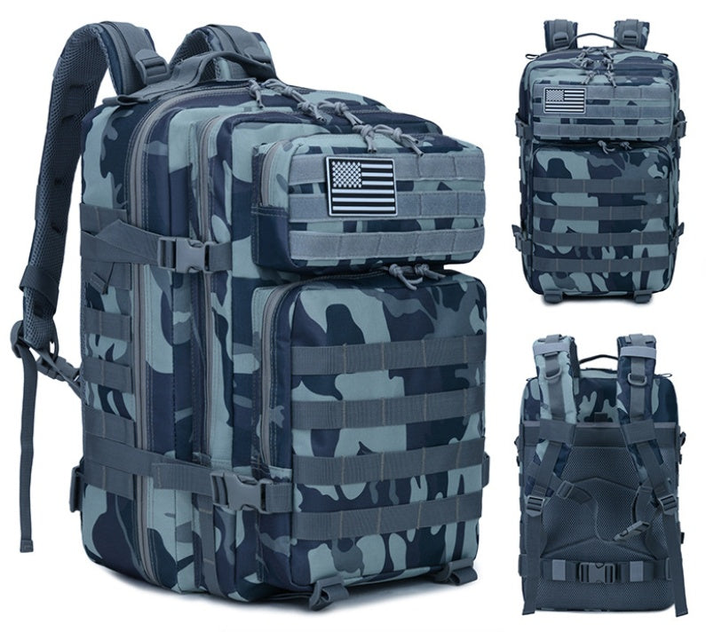 Outdoor Mountaineering Bag Tactical Leisure Bag Army Fan Travel Computer Bag Individual Soldier Package - Rendtronics