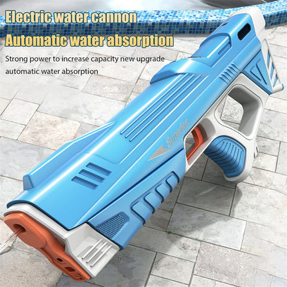 Summer Full Automatic Electric Water Gun Toy Induction Water Absorbing High-Tech Burst Water Gun Beach Outdoor Water Fight Toys - Rendtronics