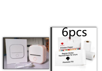 Portable Mini Thermal Label Printer Home Photo Printer Student Wrong Question Printer Bluetooth-compatible Mini Label Printer Price Tag - Rendtronics