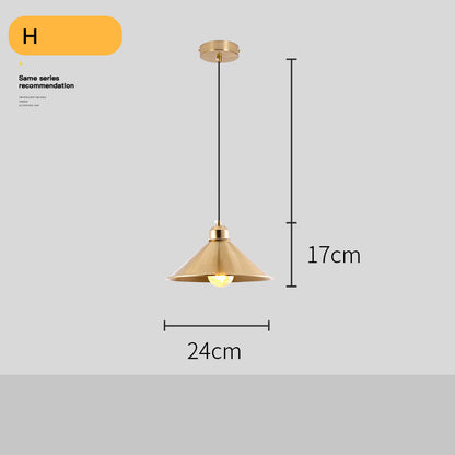 Lampadario Dorato Post-Moderno per Soggiorno - Rendtronics