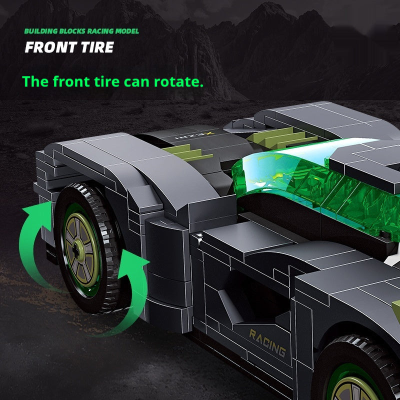 Assemble DIY Tech Sports Car Bricks - Rendtronics