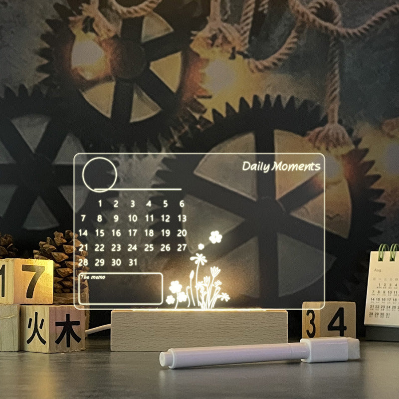 Lavagna LED Luminosa con Luce Notturna - Rendtronics