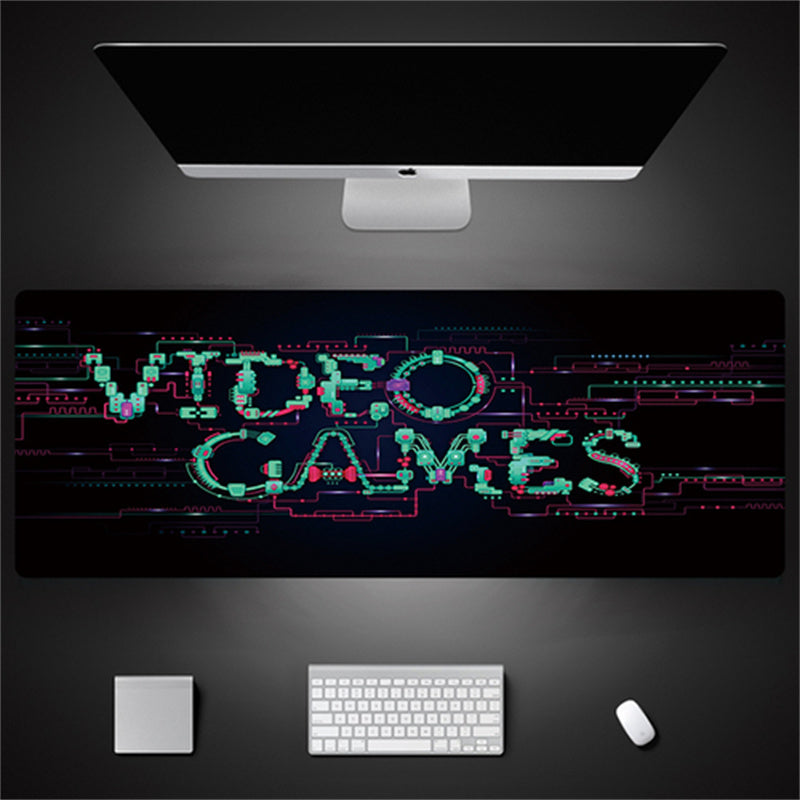 Industrial Style Tech Oversized Seam Keyboard Mouse Desk Pad - Rendtronics