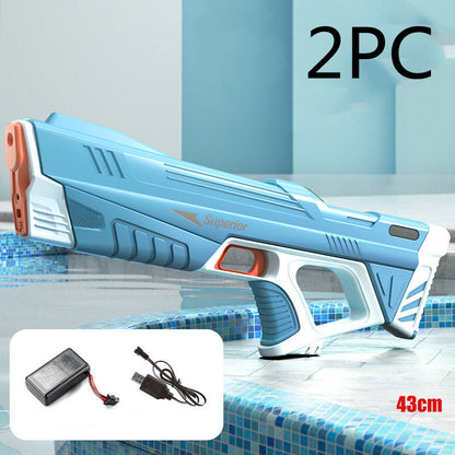 Summer Full Automatic Electric Water Gun Toy Induction Water Absorbing High-Tech Burst Water Gun Beach Outdoor Water Fight Toys - Rendtronics
