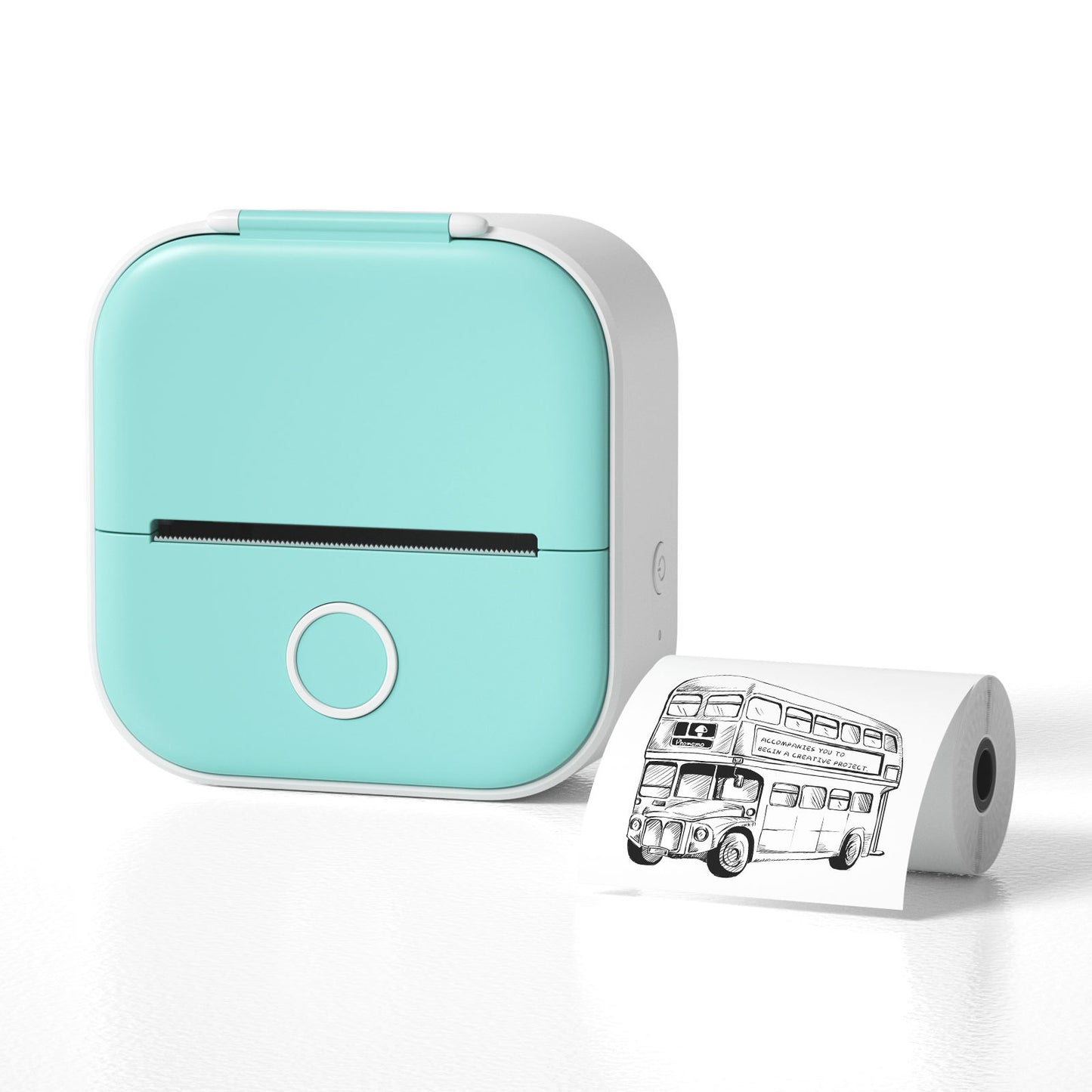 Portable Mini Thermal Label Printer Home Photo Printer Student Wrong Question Printer Bluetooth-compatible Mini Label Printer Price Tag - Rendtronics
