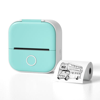 Portable Mini Thermal Label Printer Home Photo Printer Student Wrong Question Printer Bluetooth-compatible Mini Label Printer Price Tag by Maiden-Art