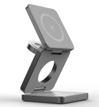 Three-in-one Magnetic Wireless Charger - Rendtronics
