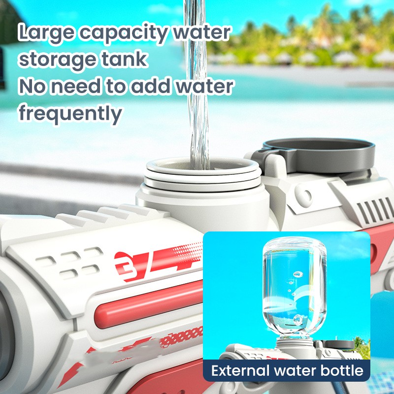 Summer Water Gun High-Tech Automatic Water Soaker Guns Large Capacity Kid Adult Summer Pool Beach Outdoor Toy - Rendtronics