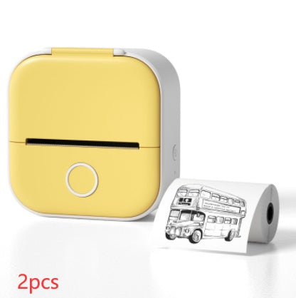 Portable Mini Thermal Label Printer Home Photo Printer Student Wrong Question Printer Bluetooth-compatible Mini Label Printer Price Tag - Rendtronics