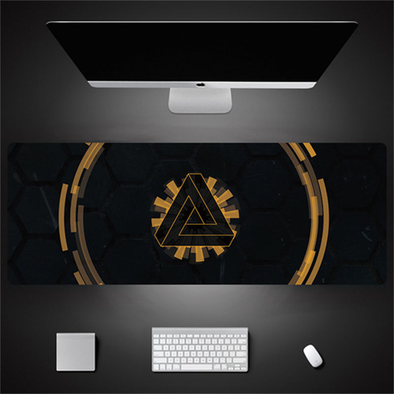 Industrial Style Tech Oversized Seam Keyboard Mouse Desk Pad - Rendtronics