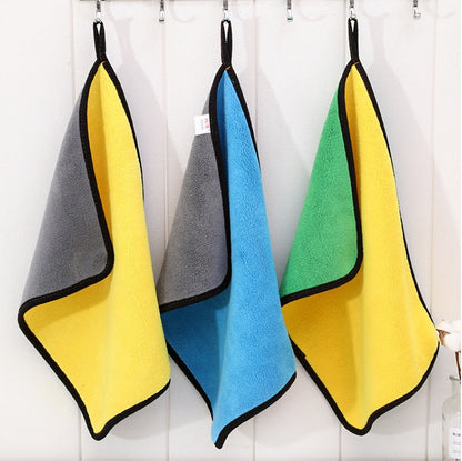 Two-color Couble-sided Car Dual-use Cleaning Car Wash Towel - Rendtronics