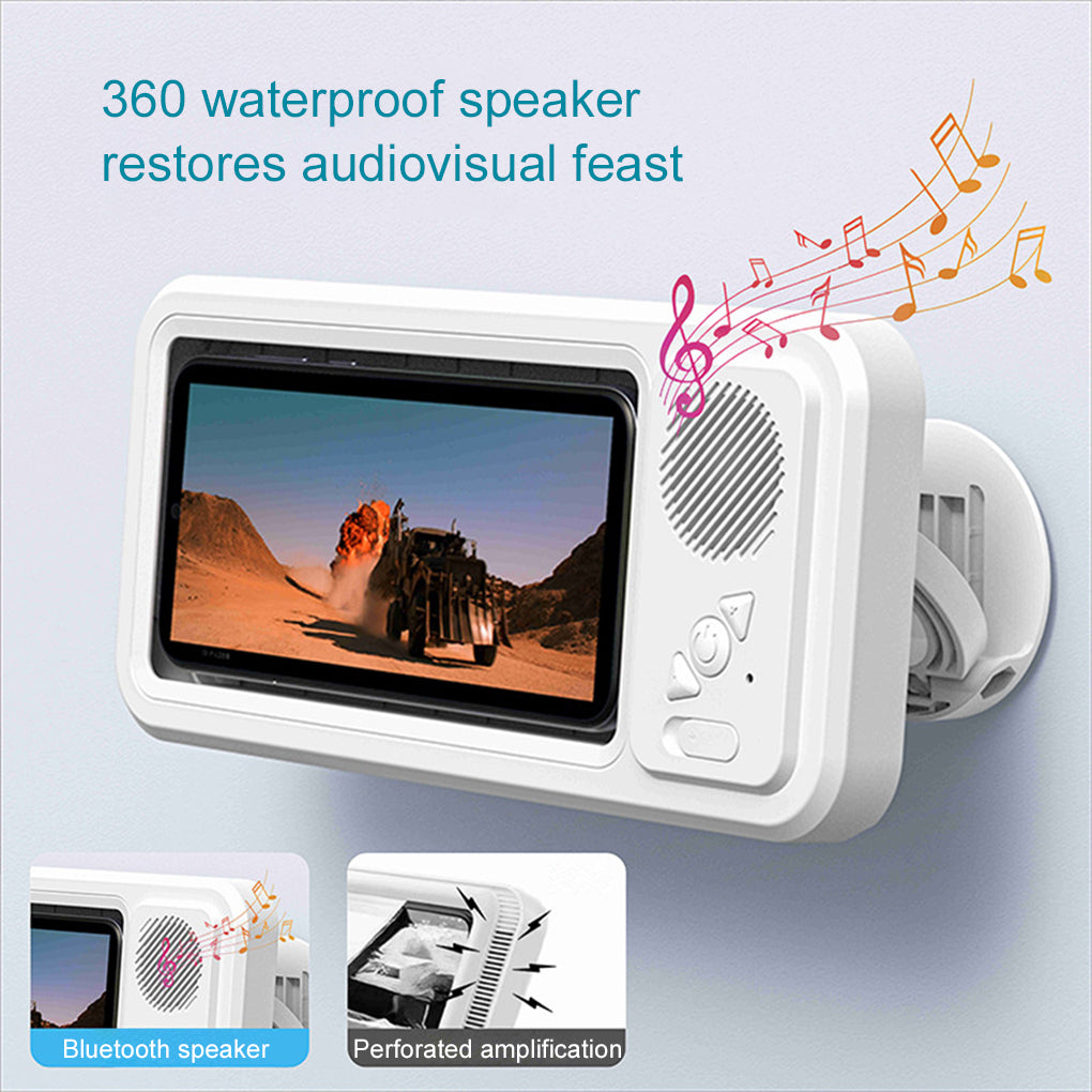 Supporto Telefono Doccia Impermeabile con Speaker Bluetooth - Rendtronics