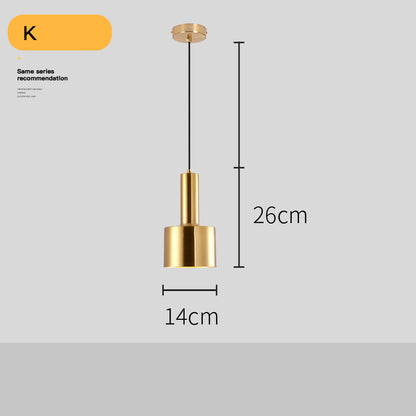 Lampadario Dorato Post-Moderno per Soggiorno - Rendtronics