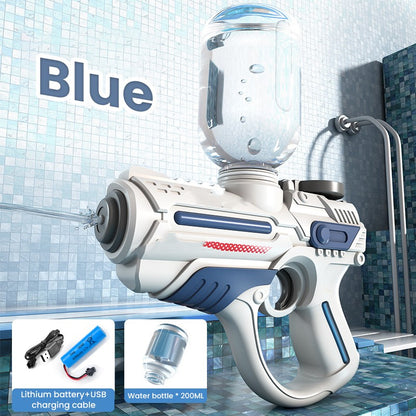 Summer Water Gun High-Tech Automatic Water Soaker Guns Large Capacity Kid Adult Summer Pool Beach Outdoor Toy - Rendtronics