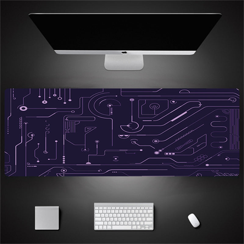 Industrial Style Tech Oversized Seam Keyboard Mouse Desk Pad - Rendtronics