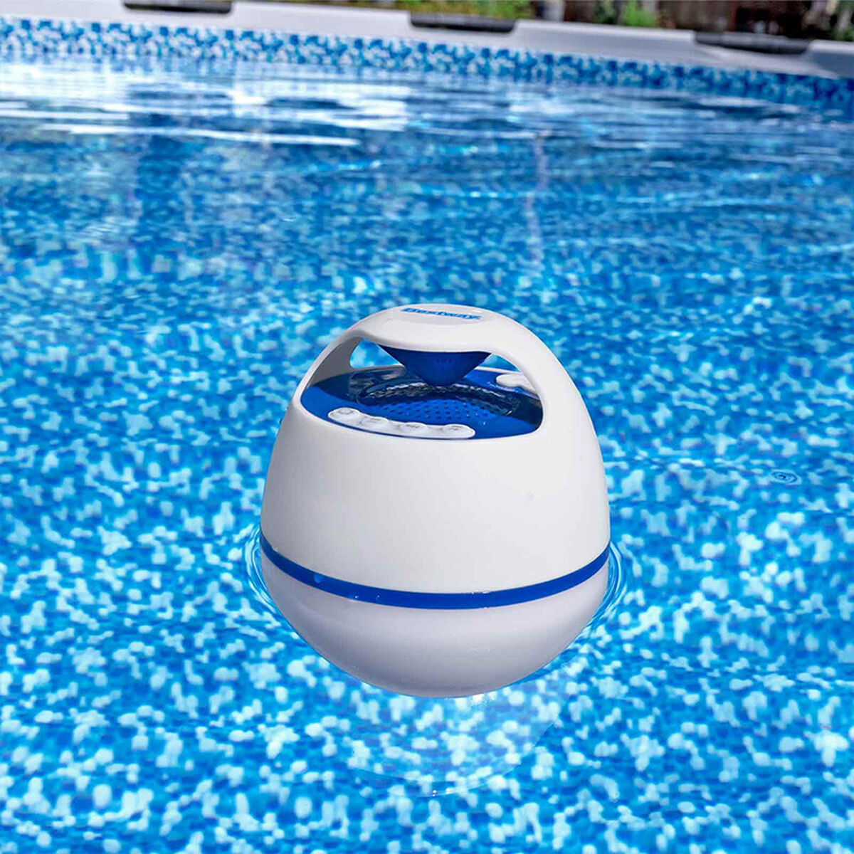 Floating Wireless Speaker with LED Bestway White 6 W by Bestway