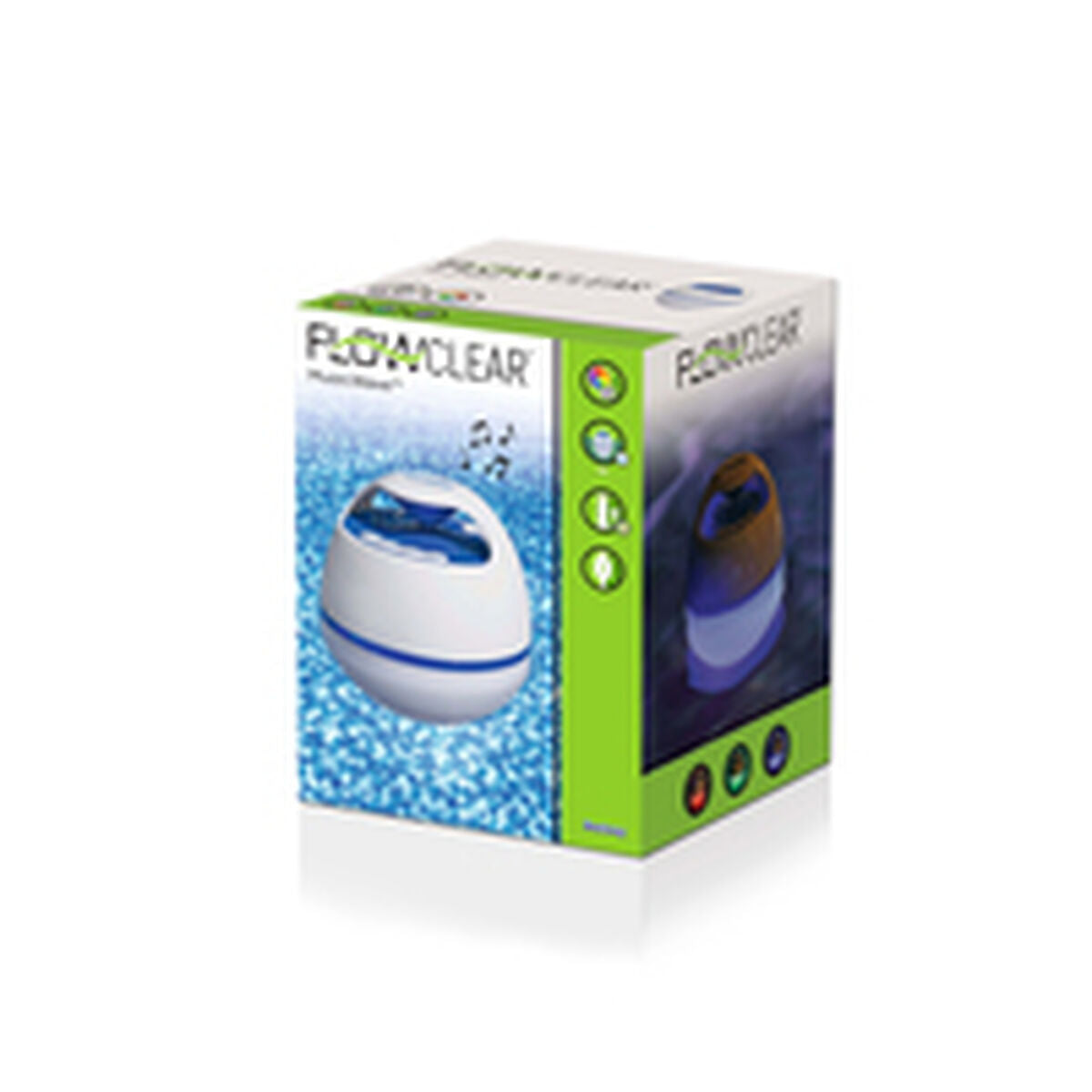 Floating Wireless Speaker with LED Bestway White 6 W by Bestway