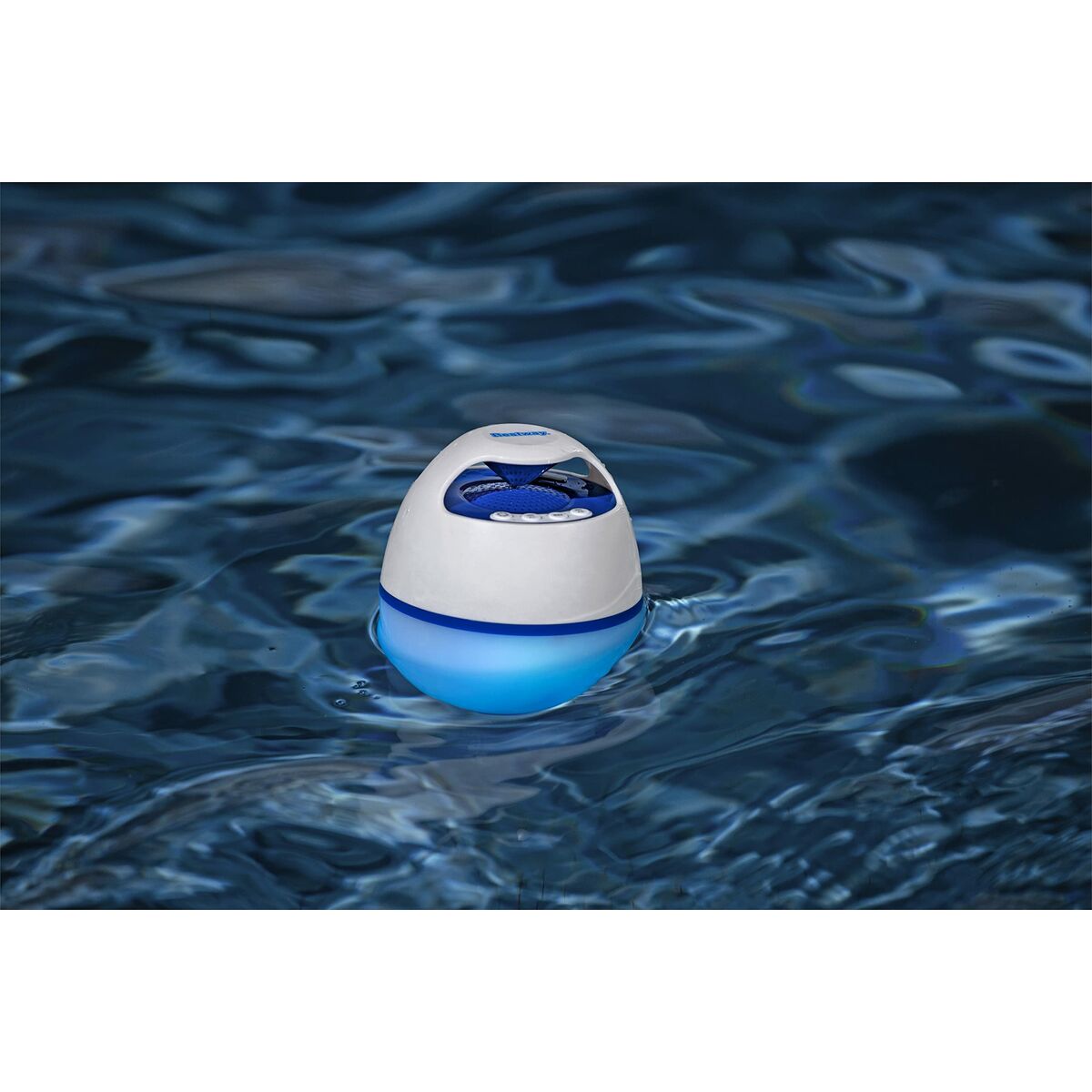 Floating Wireless Speaker with LED Bestway White 6 W by Bestway