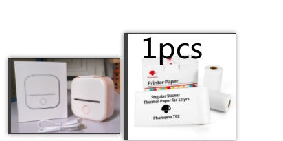 Portable Mini Thermal Label Printer Home Photo Printer Student Wrong Question Printer Bluetooth-compatible Mini Label Printer Price Tag - Rendtronics