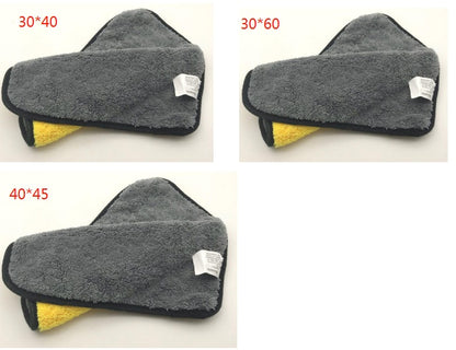 Two-color Couble-sided Car Dual-use Cleaning Car Wash Towel - Rendtronics