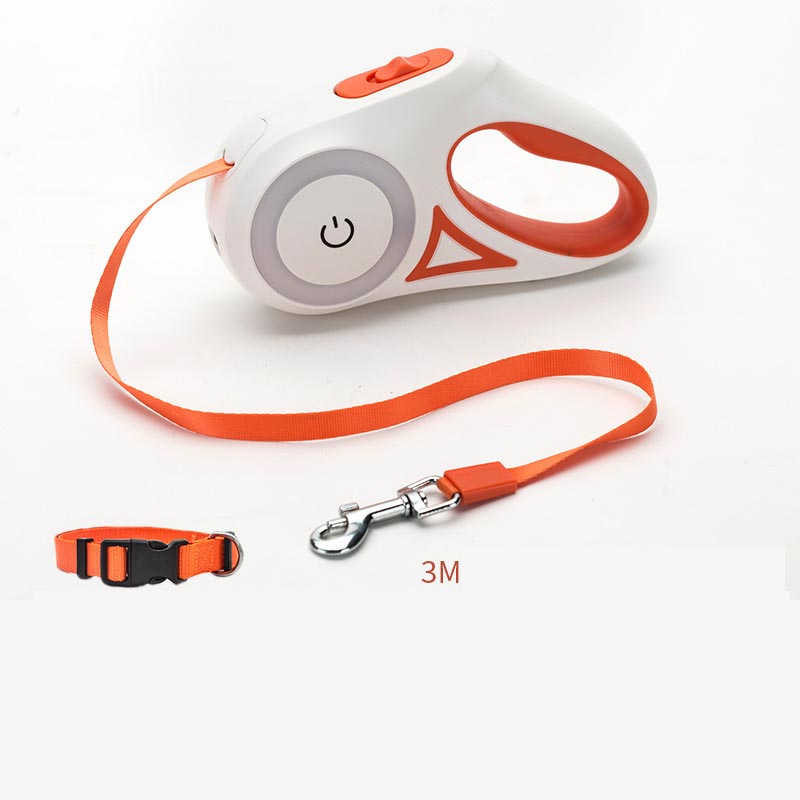 Guinzaglio Retrattile con Luce LED per Cani - Rendtronics