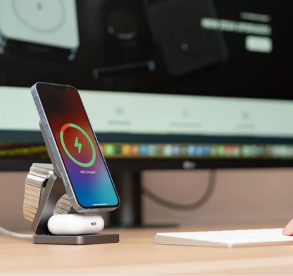 Three-in-one Magnetic Wireless Charger - Rendtronics