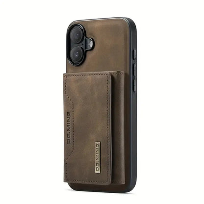M2 Magnetic Card Holder Protective Cover - For IPhone 16 Pro Max & 15 Pro Max - Split Mobile Phone Case - - Protects Phone & Holds Cards - Great Gift For Tech Lovers.(Iphone 16 Pro(6.1inches)2024) - Rendtronics